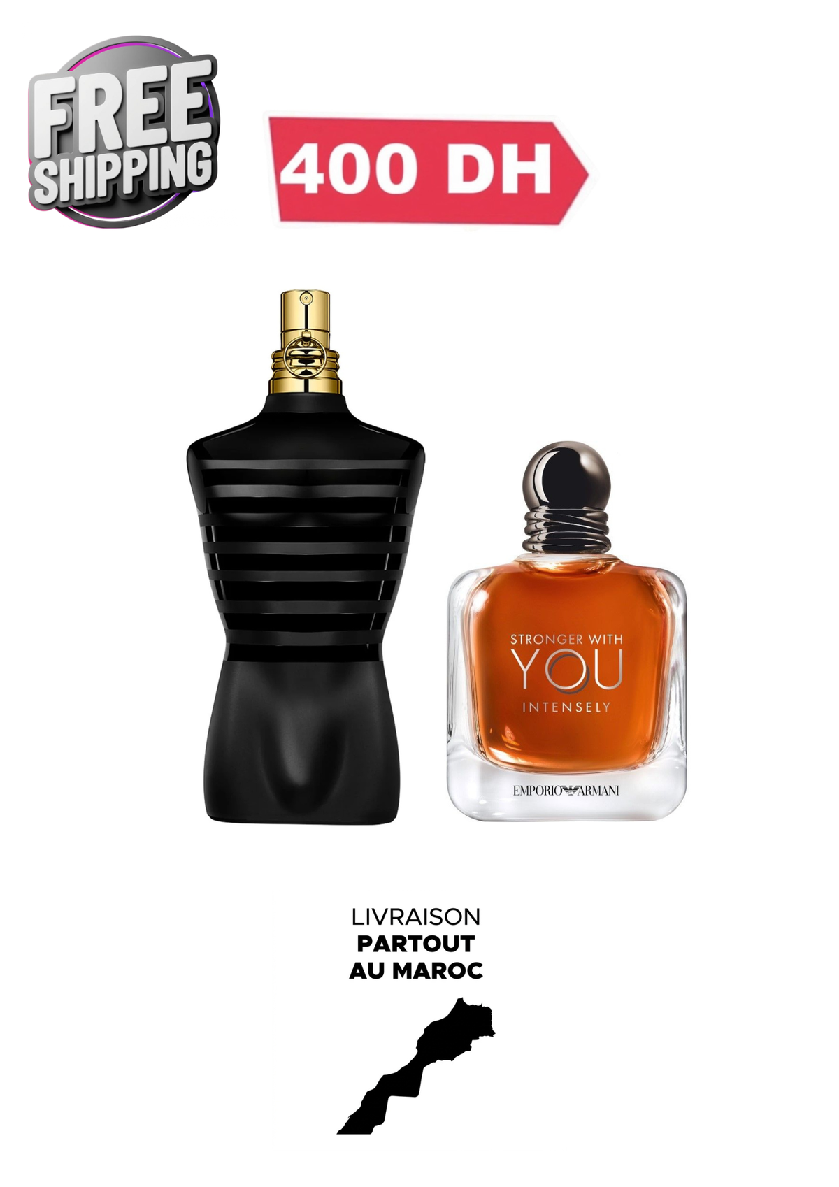 Le male le parfum + intensly